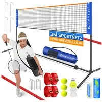 KESSER Badmintonnetz, Badmintonnetz, Tennisnetz 300cm 400cm 500 cm Federball
