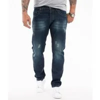 Rock Creek Regular-fit-Jeans Herren Jeans Blau RC-2299