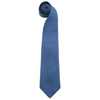 Premier Herren Krawatte Colours, unifarben (Königsblau)