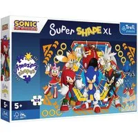 Sonic Puzzle Sonic Puzzle Super Shape XL 104 Teile Perfekt für junge Abenteurer, Puzzleteile