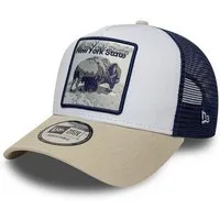 New Era Baseball Cap New York State Bison A-Frame Trucker Cap New Era Weiß Beige Blau (1-St)