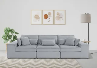 OTTO home 3-Sitzer "Florid" 3 Teile, bestehend aus Modulen, viele Bezugsqualitäten, auch in Cord