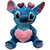 soma Kuscheltier Lilo und Stitch Kuscheltier Stitch Stofftier Plüschtier XXL 24cm Herz (Set, 1-St., Geschenk-Set), Lilo und Stitch Anime Kawaii Plush Weihnachten Geschenke für Kinder