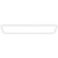 B.K.Licht LED Panel SHALLOW, LED fest integriert, Neutralweiß, 98x20x3 cm, Badlampe, Badezimmer, Küche, Wohnzimmer