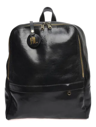 Anna Luchini Schwarz Rindsledertasche