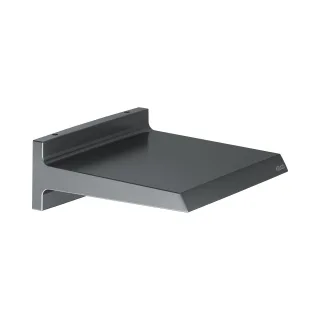Keuco Schwallbrause meTime_spa 59982, für Wandanschluß, Schwarzchrom gebürstet, 59982130000 59982130000
