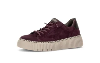 pius gabor - Sneaker low Materialmix Leder rot rot - Gr. - 5 UK