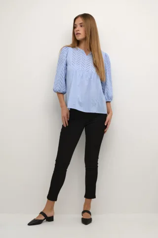 Langarm - Hemd Regular fit Cashmere Blue
