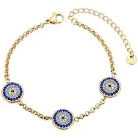 Medusa Accessoires Armband Nazar Edelstahl Armband