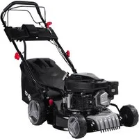 BRAST Benzinrasenmäher 3,0kW (4,1PS) mit Antrieb, 41 cm Schnittbreite, TÜV geprüft, 4 Takt OHV Motor, 40L Fangkorb, massives Stahlgehäuse