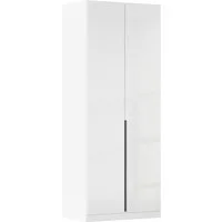 OTTO home Drehtürenschrank Kleiderschrank Schrank Garderobe AGORDO Schlafzimmer (in zwei Griff-Farben, Breiten 91-405 cm, Dekor- oder Hochglanzfront) durchdachte Innenausstattung, in 8 Breiten und 2 Höhen MADE IN GERMANY