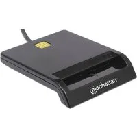 MANHATTAN HBCI-Chipkartenleser Smartcard-Lesegerät Chipkartenleser USB extern 102049