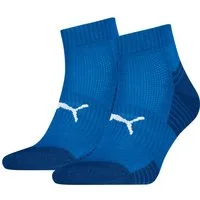 PUMA Kurzsocken PUMA UNISEX SPORT CUSHIONED QUARTER 2P (2 Paar) Rippenbündchen, optimierte Dämpfung für zusätzlichen Komfort