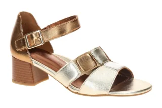 ara 12-27606 11 RIVA-S Damen Sandalette Grau Platin Absatz 4,5cm Extra Weit