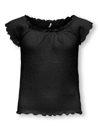 KIDS ONLY - KOGJOJO LIFE SS TOP JRS Black - Gr. - 146/152