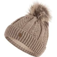 Faera Bommelmütze Wintermütze Damen Herren Mütze Beanie Haube gefüttert Bommelmütze 13