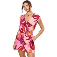 LIPSY Playsuit Lipsy bedruckter Playsuit in Knitteroptik (1-tlg)