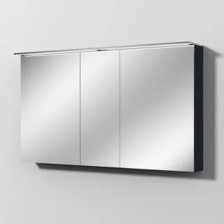 Sanipa Reflection Spiegelschrank MALTE 130 mit LED-Aufsatzleuchte, Marine-Matt SD1571R