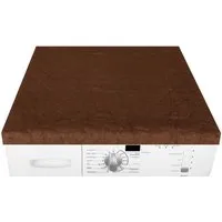 Bestlivings Waschmaschinenbezug 60x60cm aus Baumwolle/Polyester, mit Gummizug, Frottee-Steppung, maschinenwaschbar & trocknergeeignet