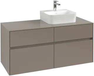 Villeroy & Boch Waschtischunterschrank Collaro C099B0 1200x548x500mm m. Bel. 4 Ausz. Waschtisch re W C099B0AH