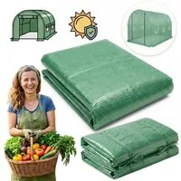 EDENIA Foliengewächshaus Folie für Gartenfolientunnel TENDO, 2 x 3 m