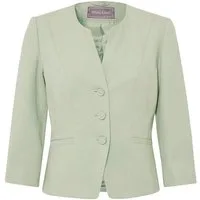 White Label Jackenblazer Kurze Leinenjacke