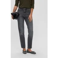 Vero Moda Mom-Jeans VMNICKIE HR MOM JEANS BLACK MIX NOOS Baumwollmischung, high waist, loose fit