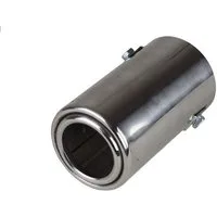 All Ride Auspuff-Flexrohr Auspuffblende Ø60mm silber Ornament Endrohr Edelstahl Blende Auspuff