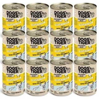 Dogs'n Tiger Glückskind Huhn & Forelle 12x400 g