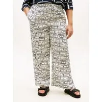 Tommy Hilfiger Curve Stoffhose CRV ESS LINEN PULL ON PANTS in großen Größen