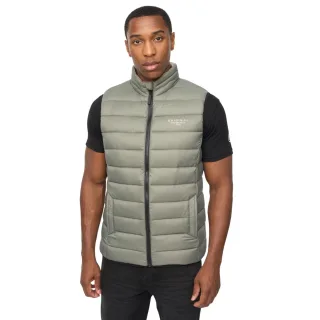 Crosshatch - "Gattering MVE" Weste für Herren, Gesteppt (Salbei)