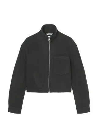 Marc OPolo Casual - Kurze Wolljacke grün - Gr. - 36