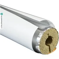 Scorprotect® Steinwolle PVC Folienzuschnitt selbstklebend hellgrau für gedämmte Rohre