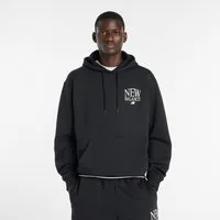 New Balance Kapuzensweatshirt mit Kordelzug, aus Baumwollmischung