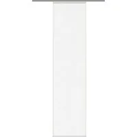 HOME WOHNIDEEN Schiebegardine Schiebegardine 86110 ROM, Voile, 245x60 cm, transparent, Paneelwagen, halbtransparent, 100% Polyester