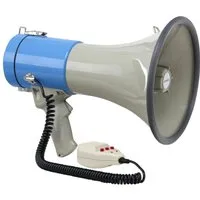 McGrey Megafon Megaphon - Sprachrohr - Sirene- Whistle-, Aufnahme/Wiedergabefunktion, robuste Bauweise, (MP-800RHS, Inkl. Tragegurt), mit USB/SD/AUX-MP3-Player