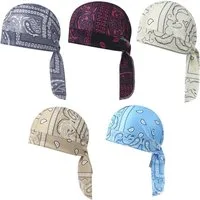 Zaewry Kopftuch 5 Stück Frauen Chemo Hut Turban Beanie, vorgebundene Headwraps, (5-St)