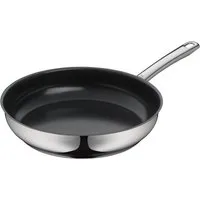 WMF Bratpfanne Devil, Ø 28 cm, Pfanne Induktion mit Antihaftversiegelung, Cromargan® Edelstahl Rostfrei 18/10, TransTherm®-Allherdboden, für alle Herdarten geeignet, Edelstahlgriff