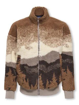KIDS ONLY - OSJADAM LIFE OVZ SHERPA BOMBER SWEAT - Gr. - 140