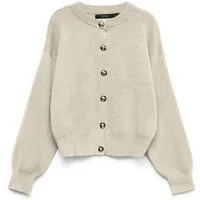 Vero Moda Strickjacke VMNOELLA LS O-NECK CARDIGAN BOO Materialmix