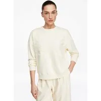 comma Sweatshirt Sweatshirt Sweatshirt mit Blumenapplikation