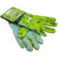esschert design Gartenhandschuhe Kinder-Gartenhandschuhe, mit Noppen, gemustert 1 Paar