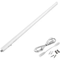 Briloner Leuchten LED Unterbauleuchte TOOK, LED fest integriert, Neutralweiß, 118,7x2,2x3 cm, Küche, Schrank, Küchenlampe, Werkstatt