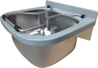 KWC Aquarotter Ausgussbecken, SIRIUS, Edelstahl, 470x250x405 mm, Klapprost, 207.0599.542 207.0599.542