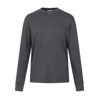 Mountain Warehouse - "Tillsbury" Sweatshirt für Herren, Rundhalsausschnitt, Waffelstoff, Langärmlig (Holzkohle)