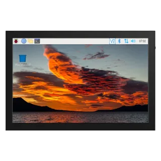 10.1 inch Raspberry Pi High Definition Multimedia Interface Capacitive Touch Screen IPS Display with Case for Raspberry