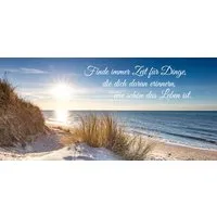 Bönninghoff Leinwandbild, Meer, Meer Bilder, Natur, Sonnenaufgang, Sonnenaufgang & -untergang, Sprüche, Sprüche & Texte, Strand, Strandbilder (1 St)