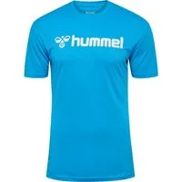 hummel Trainingsshirt hmlLOGO JERSEY S/S mit Rundhalsausschnitt, Kurzarm-Design, schnell trocknend