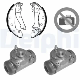 Delphi Bremsbacken hinten Peugeot 204 304 305
