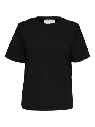 Selected - T-Shirt schwarz - Gr. - XS